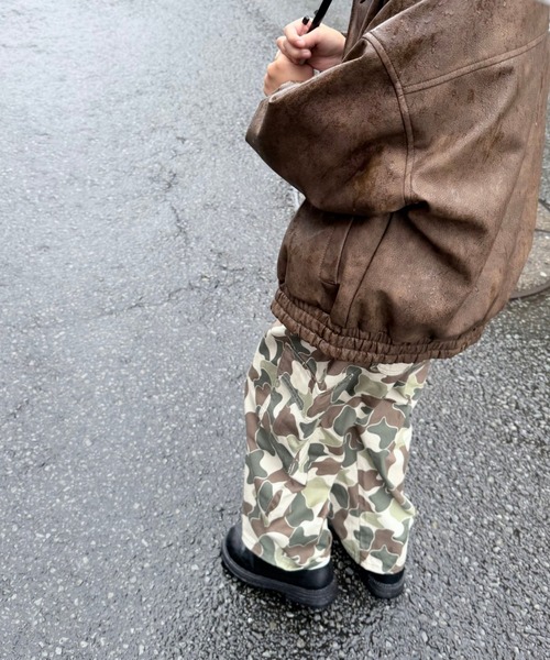 Fluffy BROTHERS（フラッフィーブラザーズ）の「迷彩カーゴパンツ（カーゴパンツ・キッズ・カモフラージュ・90/100/110/120/130/140/150）」の6枚目の写真
