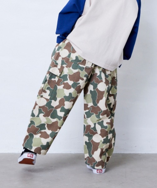 Fluffy BROTHERS（フラッフィーブラザーズ）の「迷彩カーゴパンツ（カーゴパンツ・キッズ・カモフラージュ・90/100/110/120/130/140/150）」の17枚目の写真