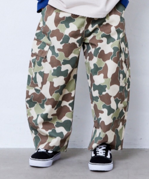 Fluffy BROTHERS（フラッフィーブラザーズ）の「迷彩カーゴパンツ（カーゴパンツ・キッズ・カモフラージュ・90/100/110/120/130/140/150）」の18枚目の写真