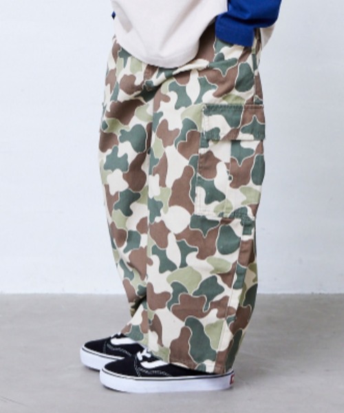Fluffy BROTHERS（フラッフィーブラザーズ）の「迷彩カーゴパンツ（カーゴパンツ・キッズ・カモフラージュ・90/100/110/120/130/140/150）」の19枚目の写真