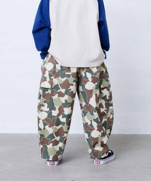 Fluffy BROTHERS（フラッフィーブラザーズ）の「迷彩カーゴパンツ（カーゴパンツ・キッズ・カモフラージュ・90/100/110/120/130/140/150）」の21枚目の写真