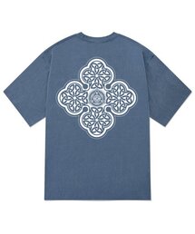 KTPN0121 ケルティックホルス ピグメント 半袖Tシャツ - ブルー