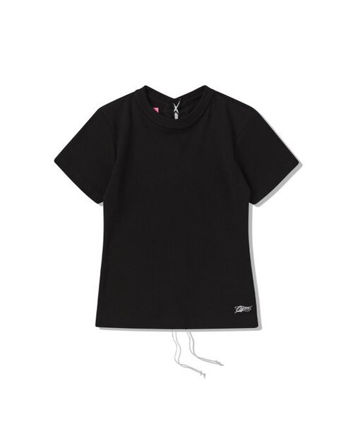 NYXX（エヌワイエックスエックス）の「BACK TANGLED TEE BLACK（Tシャツ/カットソー・レディース・その他・FREE）」の2枚目の写真
