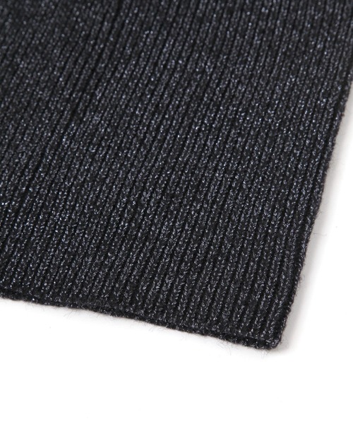 GLOBAL WORK（グローバルワーク）の「ラメ入りニットビーニー/606870（ニットキャップ/ビーニー・レディース・ブラック/グレー/オフホワイト・FREE）」の6枚目の写真