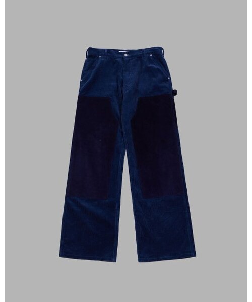THEMUSEUMVISITOR(ザミュージアムビジター)の「CORDUROY SUEDE CARPENTER PANTS (NAVY)(その他パンツ・レディース・その他・MEDIUM/LARGE/SMALL)」の1枚目の写真