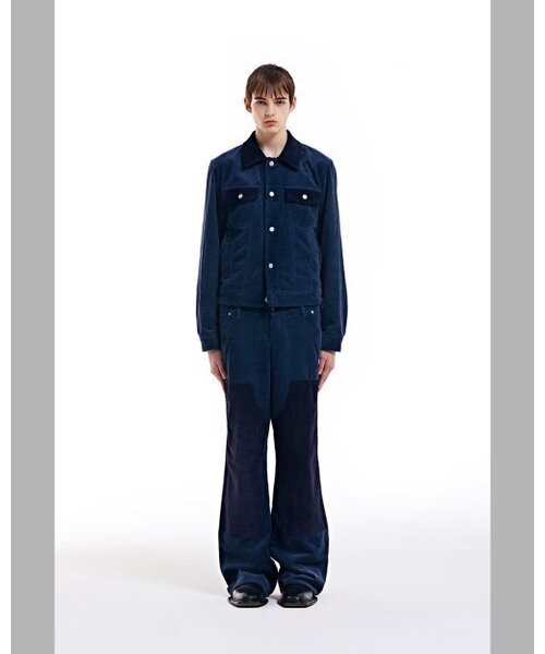 THEMUSEUMVISITOR(ザミュージアムビジター)の「CORDUROY SUEDE CARPENTER PANTS (NAVY)(その他パンツ・レディース・その他・MEDIUM/LARGE/SMALL)」の7枚目の写真
