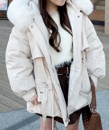 frunco（フランコ）の「【ZOZOTOWN限定】フード付きモッズコート（モッズコート）」