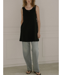 FRIVER07（フリバー07）の「Sleeveless mini dress FRSU01OP01_Black（ワンピース）」