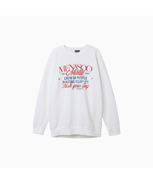 Menasoo Pigment Oversized Sweatshirt_White
