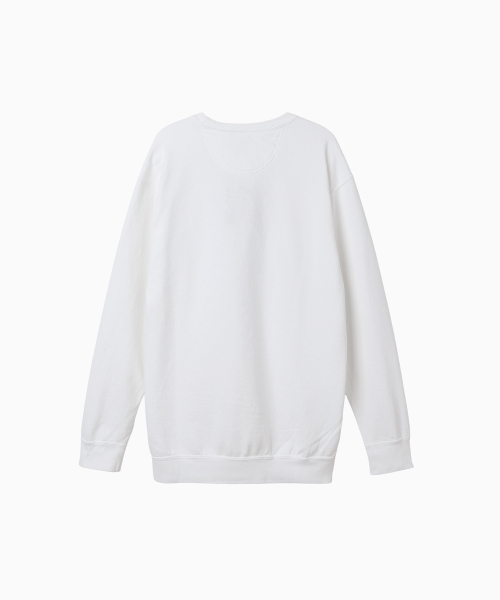 MENASOO(ミナス)の「Menasoo Pigment Oversized Sweatshirt_White(スウェット・レディース・ホワイト・SMALL/MEDIUM)」の8枚目の写真