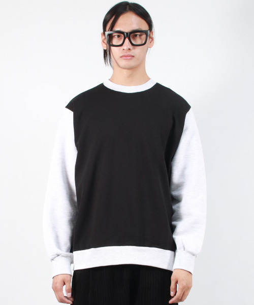 DEMARC（ドゥマーク）の「M カラーブロック ルーズフィット スウェット ブラック（スウェット・メンズ・その他・MEDIUM/LARGE）」の2枚目の写真