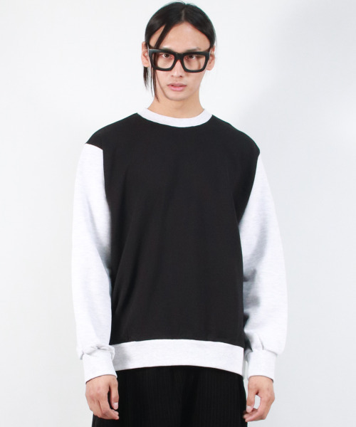 DEMARC（ドゥマーク）の「M カラーブロック ルーズフィット スウェット ブラック（スウェット・メンズ・その他・MEDIUM/LARGE）」の3枚目の写真