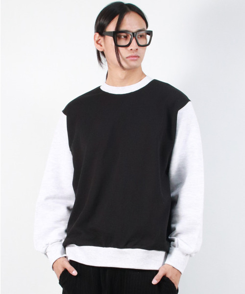 DEMARC（ドゥマーク）の「M カラーブロック ルーズフィット スウェット ブラック（スウェット・メンズ・その他・MEDIUM/LARGE）」の4枚目の写真