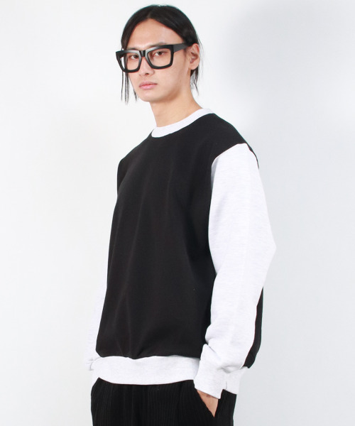 DEMARC（ドゥマーク）の「M カラーブロック ルーズフィット スウェット ブラック（スウェット・メンズ・その他・MEDIUM/LARGE）」の6枚目の写真
