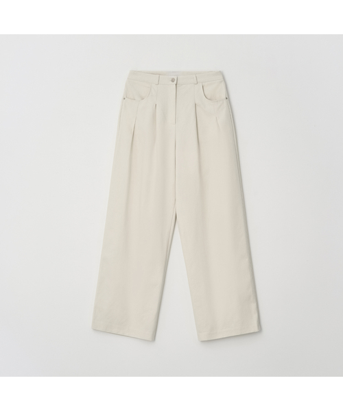 RMRN(アルエームアルエヌ)の「CLASSIC COTTON PANTS(その他パンツ・レディース・クリーム・FREE)」の1枚目の写真