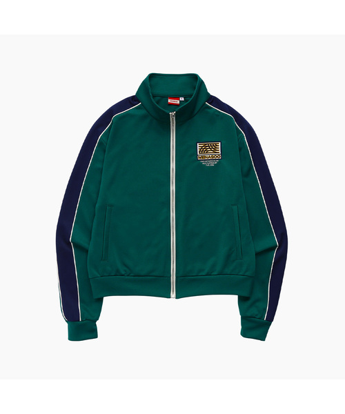 MENASOO(ミナス)の「SIDELINE POINT ZIP-UP JACKET_GREEN(ナイロンジャケット・レディース・その他・S)」の1枚目の写真