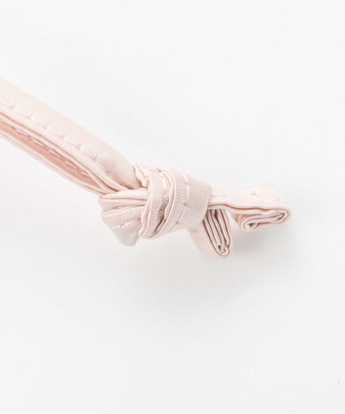 SEA（シー）の「SEAサテン巾着 M（クラッチバッグ・レディース・ピンク/ブラック・ONE SIZE）」の13枚目の写真