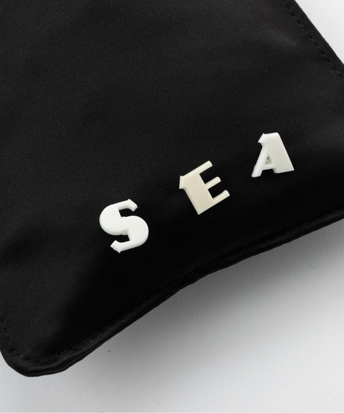 SEA（シー）の「SEAサテン巾着 M（クラッチバッグ・レディース・ピンク/ブラック・ONE SIZE）」の16枚目の写真