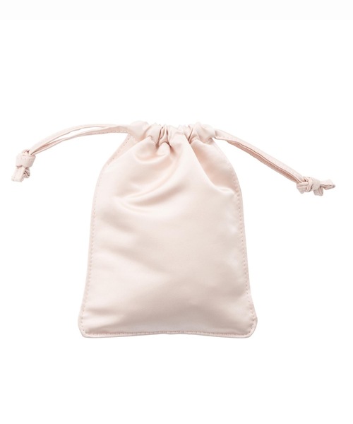 SEA（シー）の「SEAサテン巾着 M（クラッチバッグ・レディース・ピンク/ブラック・ONE SIZE）」の19枚目の写真