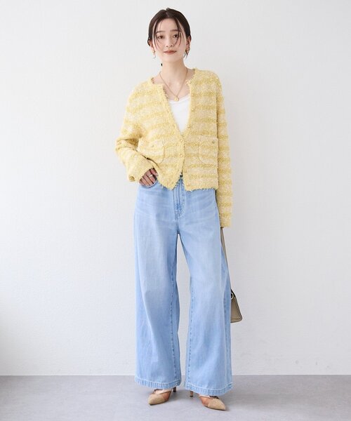 RIVE DROITE(リヴドロワ)の「【RIMH(リムエイチ)】クリーンワイドデニム(デニムパンツ・レディース・サックスブルー/ブルー・36/34/38)」の21枚目の写真