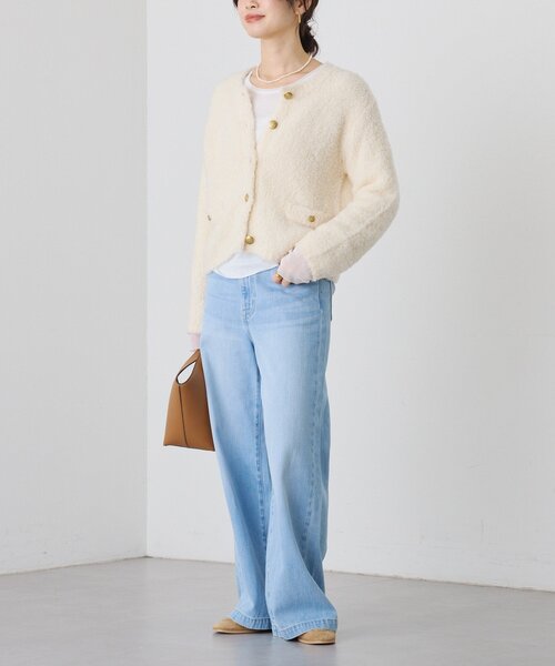 RIVE DROITE(リヴドロワ)の「【RIMH(リムエイチ)】クリーンワイドデニム(デニムパンツ・レディース・サックスブルー/ブルー・36/34/38)」の12枚目の写真