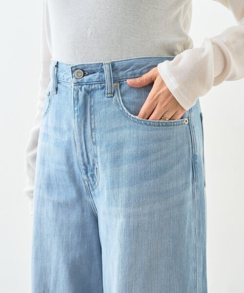 RIVE DROITE(リヴドロワ)の「【RIMH(リムエイチ)】クリーンワイドデニム(デニムパンツ・レディース・サックスブルー/ブルー・36/34/38)」の7枚目の写真