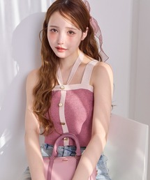 キャミソール（ピンク/桃色系・リボン）ファッション通販 - ZOZOTOWN