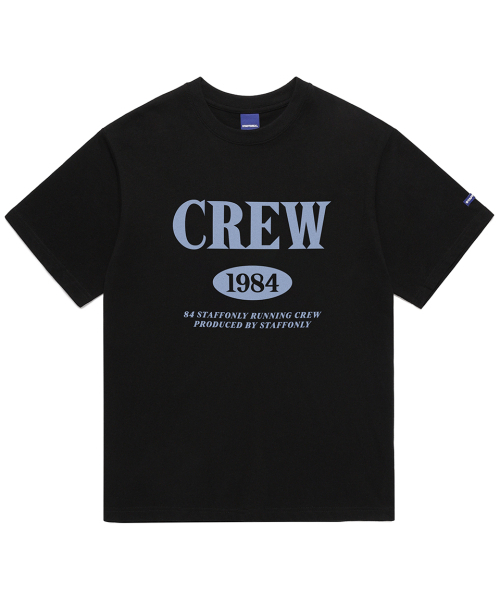 STAFF ONLY(スタッフオンリー)の「CREW TEE (BLACK)(Tシャツ/カットソー・メンズ・その他・MEDIUM/LARGE)」の1枚目の写真