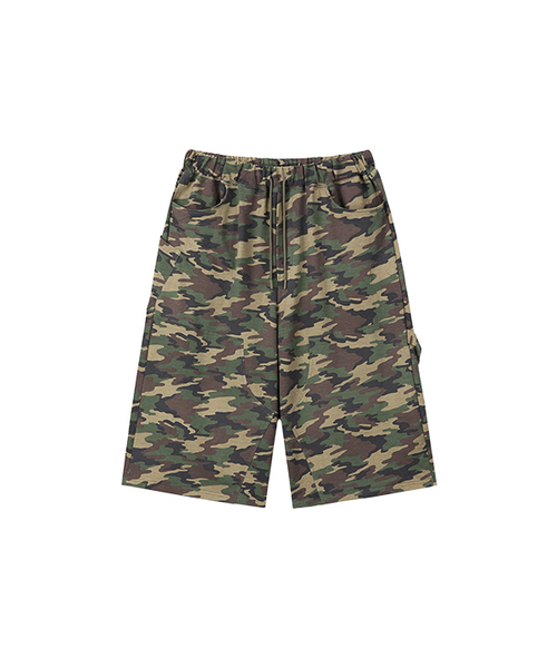 9999ARCHIVE(9999アーカイブ)の「Double Knee Sweat Bermuda Pants(その他パンツ・レディース・デザートカモ・1/2/3)」の1枚目の写真