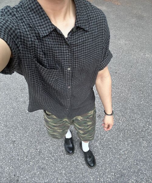 9999ARCHIVE(9999アーカイブ)の「Double Knee Sweat Bermuda Pants(その他パンツ・レディース・デザートカモ・1/2/3)」の5枚目の写真