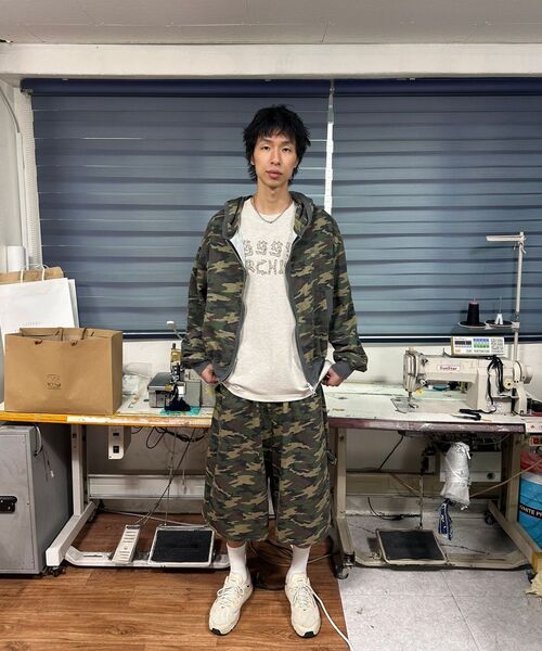 9999ARCHIVE(9999アーカイブ)の「Double Knee Sweat Bermuda Pants(その他パンツ・レディース・デザートカモ・1/2/3)」の6枚目の写真