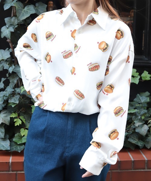 AXES-X(アクシーズエックス)の「アメリカンダイナーシャツ(シャツ/ブラウス・メンズ・グリーン/キナリ・LARGE/MEDIUM)」の3枚目の写真