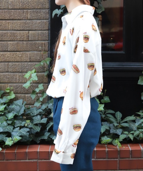 AXES-X(アクシーズエックス)の「アメリカンダイナーシャツ(シャツ/ブラウス・メンズ・グリーン/キナリ・LARGE/MEDIUM)」の4枚目の写真