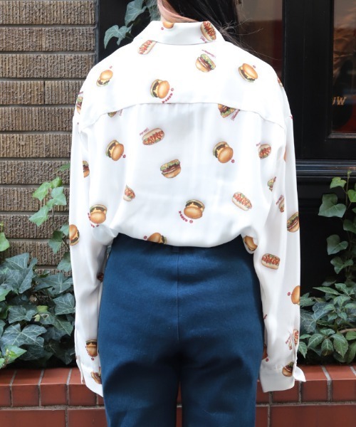 AXES-X(アクシーズエックス)の「アメリカンダイナーシャツ(シャツ/ブラウス・メンズ・グリーン/キナリ・LARGE/MEDIUM)」の5枚目の写真
