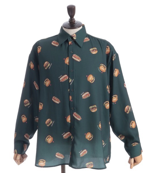 AXES-X(アクシーズエックス)の「アメリカンダイナーシャツ(シャツ/ブラウス・メンズ・グリーン/キナリ・LARGE/MEDIUM)」の11枚目の写真