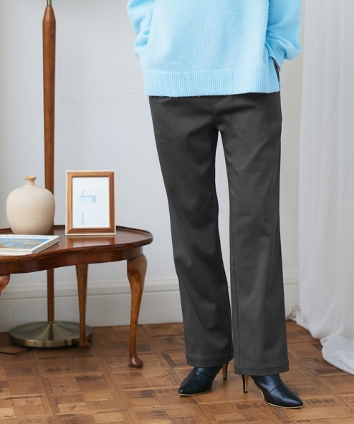 Pierrot(ピエロ)の「裏起毛ストレッチパンツ(その他パンツ・レディース・ブラック/モカ/チャコール・PM/PS/LL/L/M/S/PL)」の19枚目の写真
