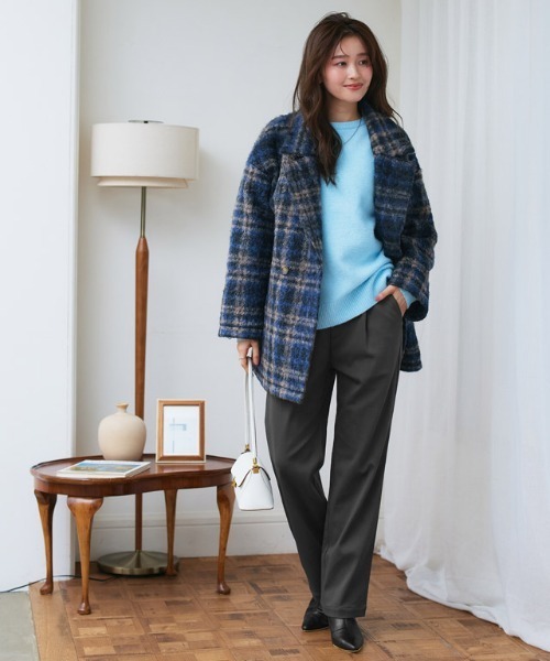 Pierrot(ピエロ)の「裏起毛ストレッチパンツ(その他パンツ・レディース・ブラック/モカ/チャコール・PM/PS/LL/L/M/S/PL)」の21枚目の写真