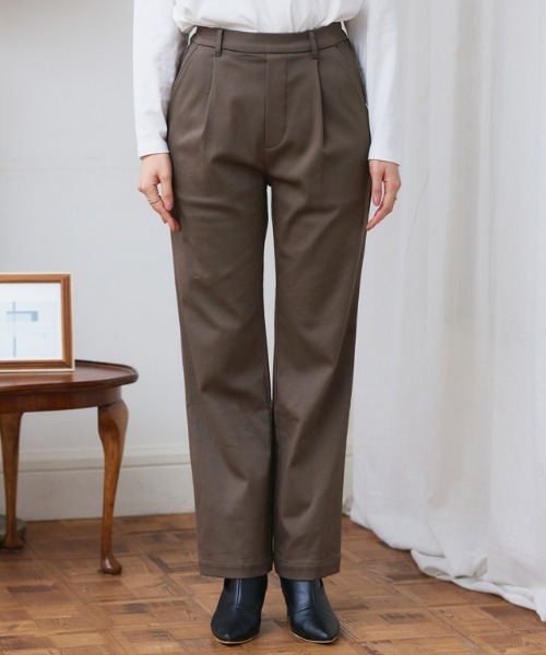 Pierrot(ピエロ)の「裏起毛ストレッチパンツ(その他パンツ・レディース・ブラック/モカ/チャコール・PM/PS/LL/L/M/S/PL)」の13枚目の写真