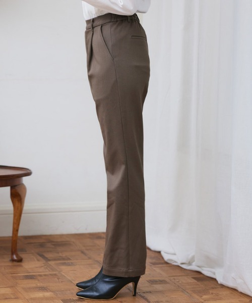 Pierrot(ピエロ)の「裏起毛ストレッチパンツ(その他パンツ・レディース・ブラック/モカ/チャコール・PM/PS/LL/L/M/S/PL)」の14枚目の写真