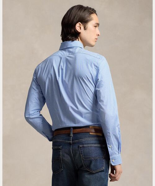 POLO RALPH LAUREN(ポロ ラルフ ローレン)の「クラシック フィット チェック ストレッチ ポプリン シャツ(シャツ/ブラウス・メンズ・ブルー・L/M/S/XL/XXL/XS)」の4枚目の写真