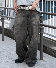 WEGO/【26年春夏新作】エクストラバギーデニムパンツ