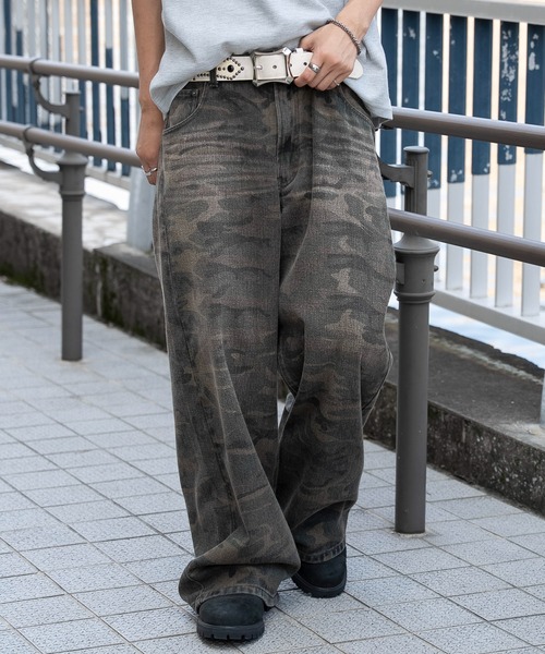 WEGO(ウィゴー)の「WEGO/【26年春夏新作】エクストラバギーデニムパンツ(デニムパンツ・メンズ・ブラック系2/コバルトブルー/インディゴブルー/ブラック系3/その他1・SMALL/MEDIUM/LARGE)」の10枚目の写真