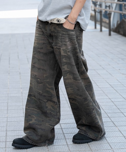 WEGO(ウィゴー)の「WEGO/【26年春夏新作】エクストラバギーデニムパンツ(デニムパンツ・メンズ・ブラック系2/コバルトブルー/インディゴブルー/ブラック系3/その他1・SMALL/MEDIUM/LARGE)」の13枚目の写真