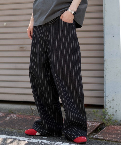 WEGO(ウィゴー)の「WEGO/【26年春夏新作】エクストラバギーデニムパンツ(デニムパンツ・メンズ・ブラック系2/コバルトブルー/インディゴブルー/ブラック系3/その他1・SMALL/MEDIUM/LARGE)」の15枚目の写真