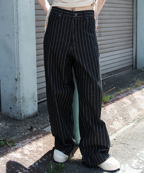 WEGO(ウィゴー)の「WEGO/【26年春夏新作】エクストラバギーデニムパンツ(デニムパンツ・メンズ・ブラック系2/コバルトブルー/インディゴブルー/ブラック系3/その他1・SMALL/MEDIUM/LARGE)」の5枚目の写真