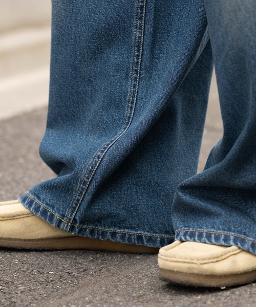 WEGO（ウィゴー）の「WEGO/【26年春夏新作】エクストラバギーデニムパンツ（デニムパンツ・メンズ・ブラック系2/コバルトブルー/インディゴブルー/ブラック系3・SMALL/MEDIUM/LARGE）」の11枚目の写真