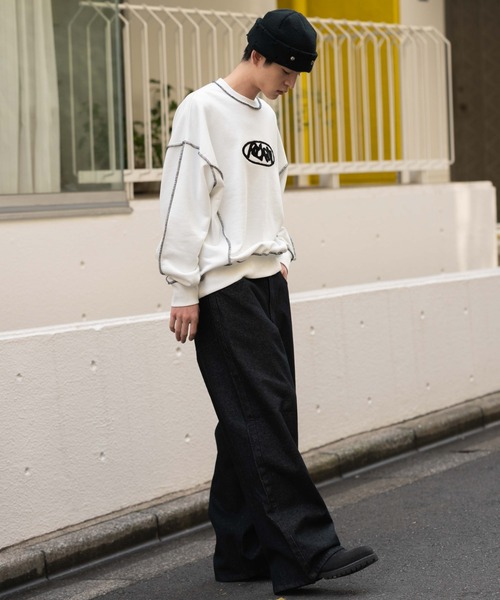 WEGO（ウィゴー）の「WEGO/【26年春夏新作】エクストラバギーデニムパンツ（デニムパンツ・メンズ・ブラック系2/コバルトブルー/インディゴブルー/ブラック系3・SMALL/MEDIUM/LARGE）」の19枚目の写真