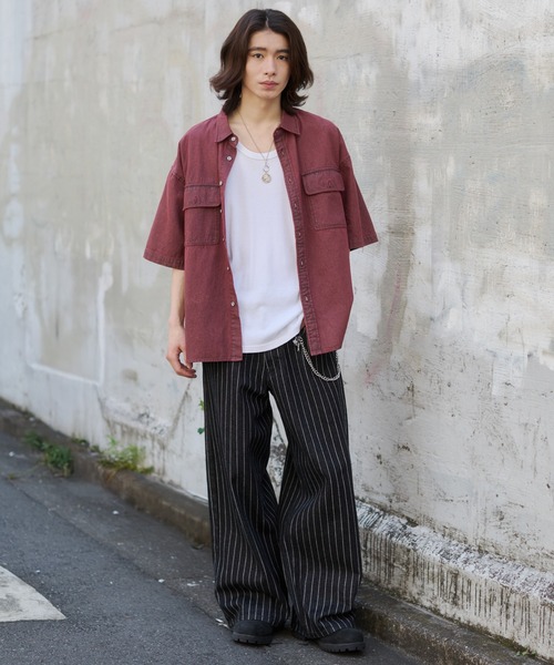 WEGO(ウィゴー)の「WEGO/【26年春夏新作】エクストラバギーデニムパンツ(デニムパンツ・メンズ・ブラック系2/コバルトブルー/インディゴブルー/ブラック系3/その他1・SMALL/MEDIUM/LARGE)」の6枚目の写真