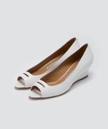 PELLICO | BETA アネッリ ウェッジソール パンプス 4.0cm WHITE(パンプス)