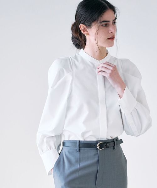 NOMINATE ブラウス（新品・未使用） セール】コンフォータブルタックフォルムブラウス（シャツ/ブラウス